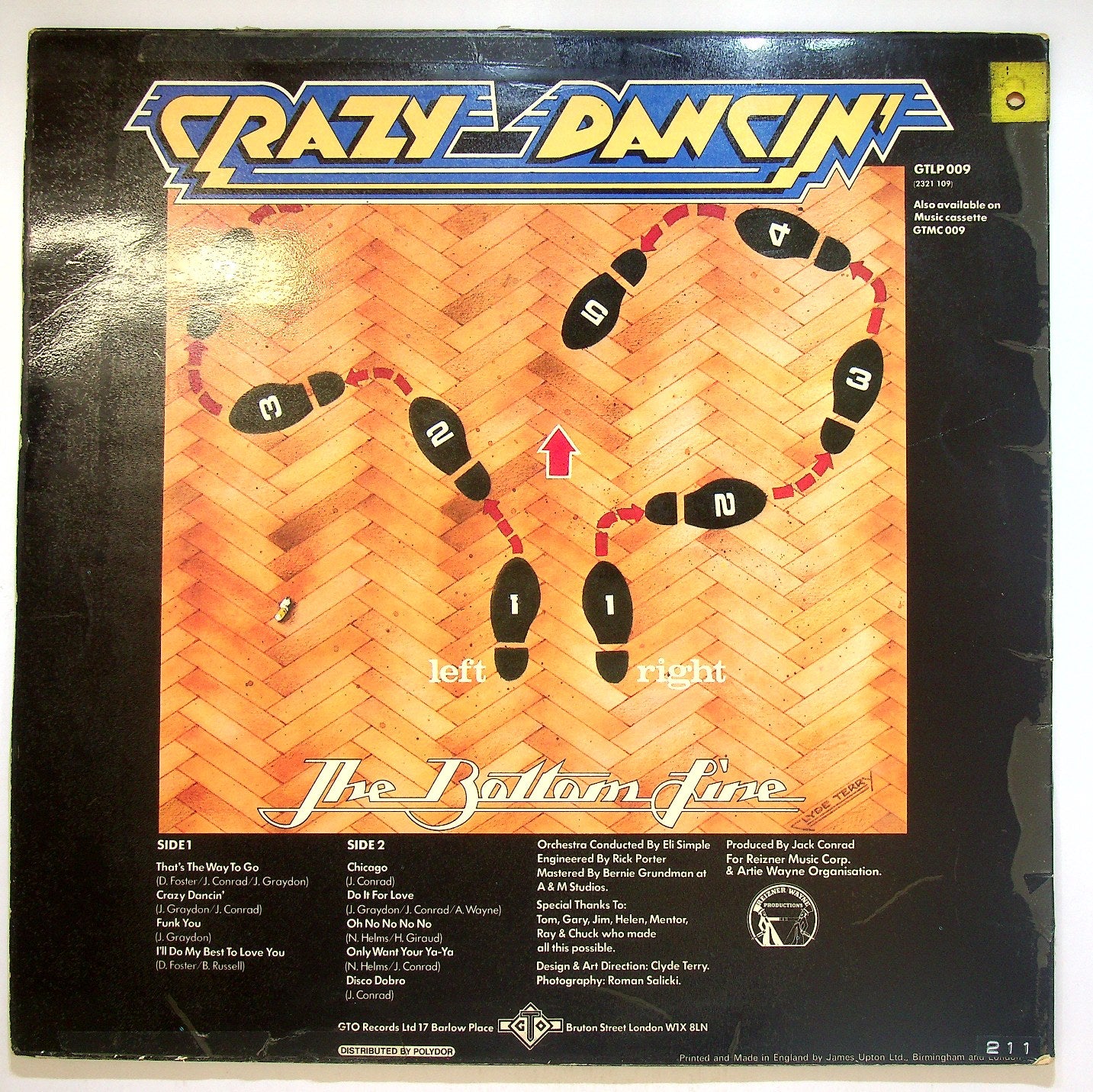 EBOND The Bottom Line - Crazy Dancin' Vinile V119136