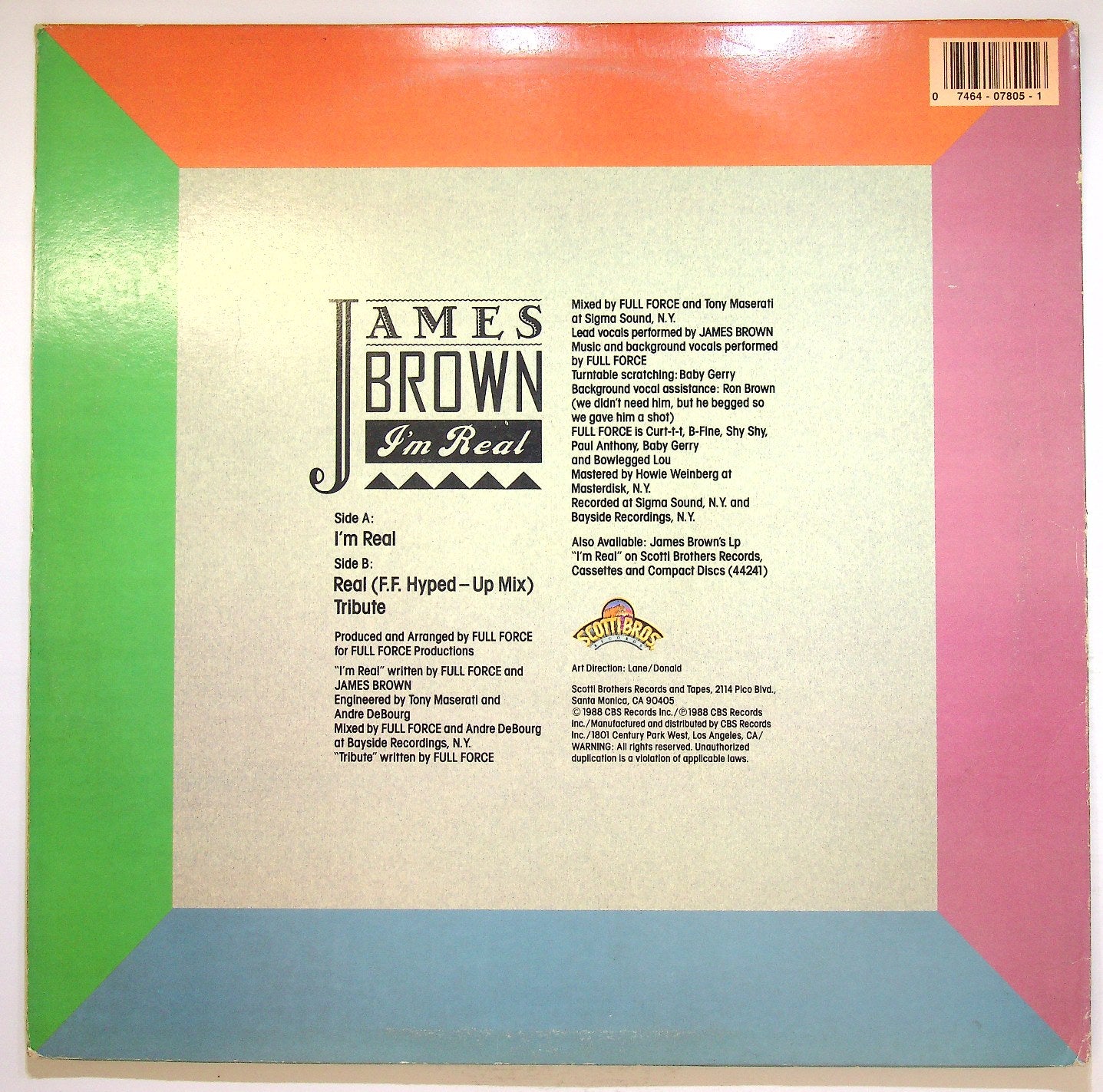 EBOND James Brown - I'm Real Vinile V119150