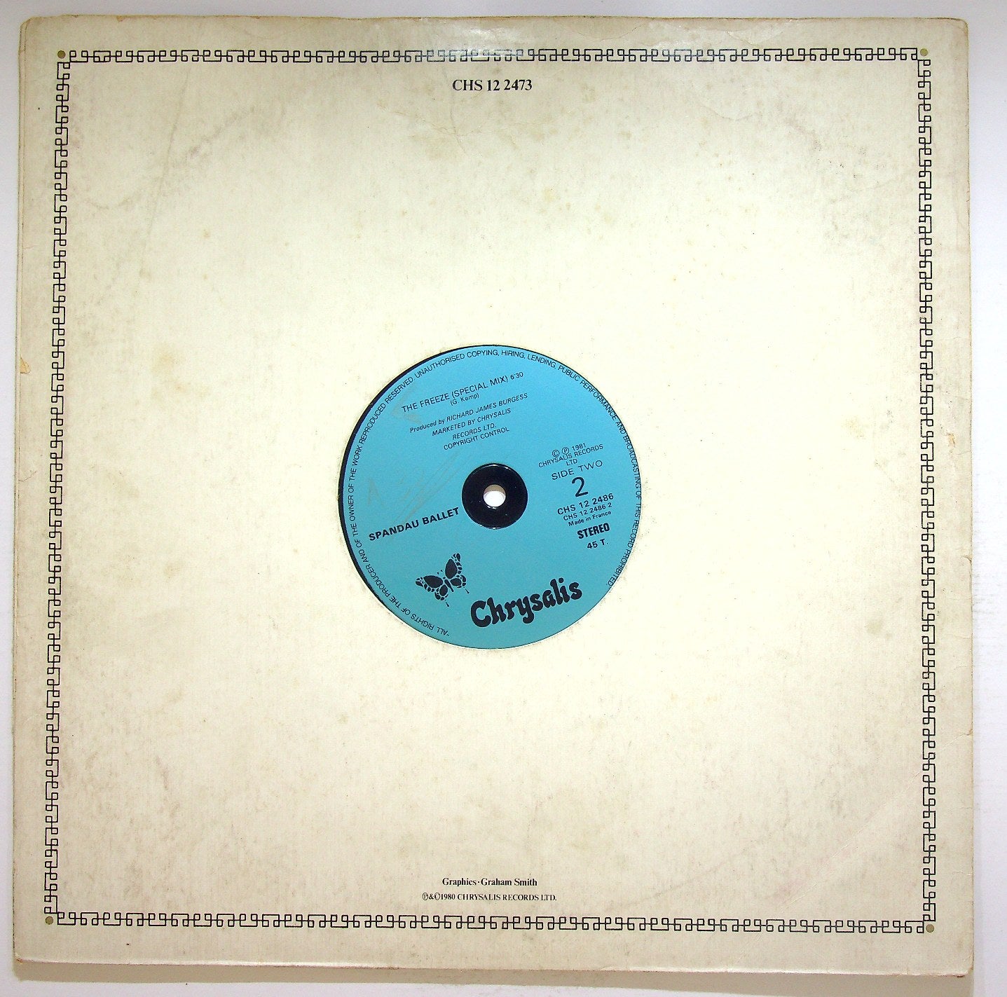 EBOND Spandau Ballet - The Freeze Vinile V120016
