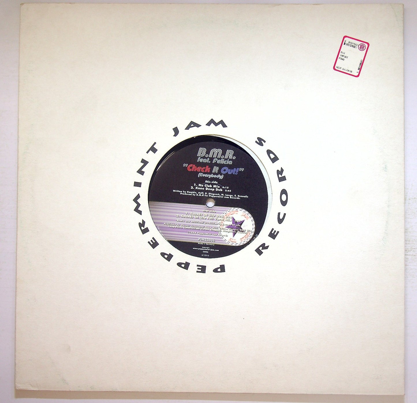 EBOND B.M.R. Feat. Felicia - Check It Out! (Everybody) Vinile V120057