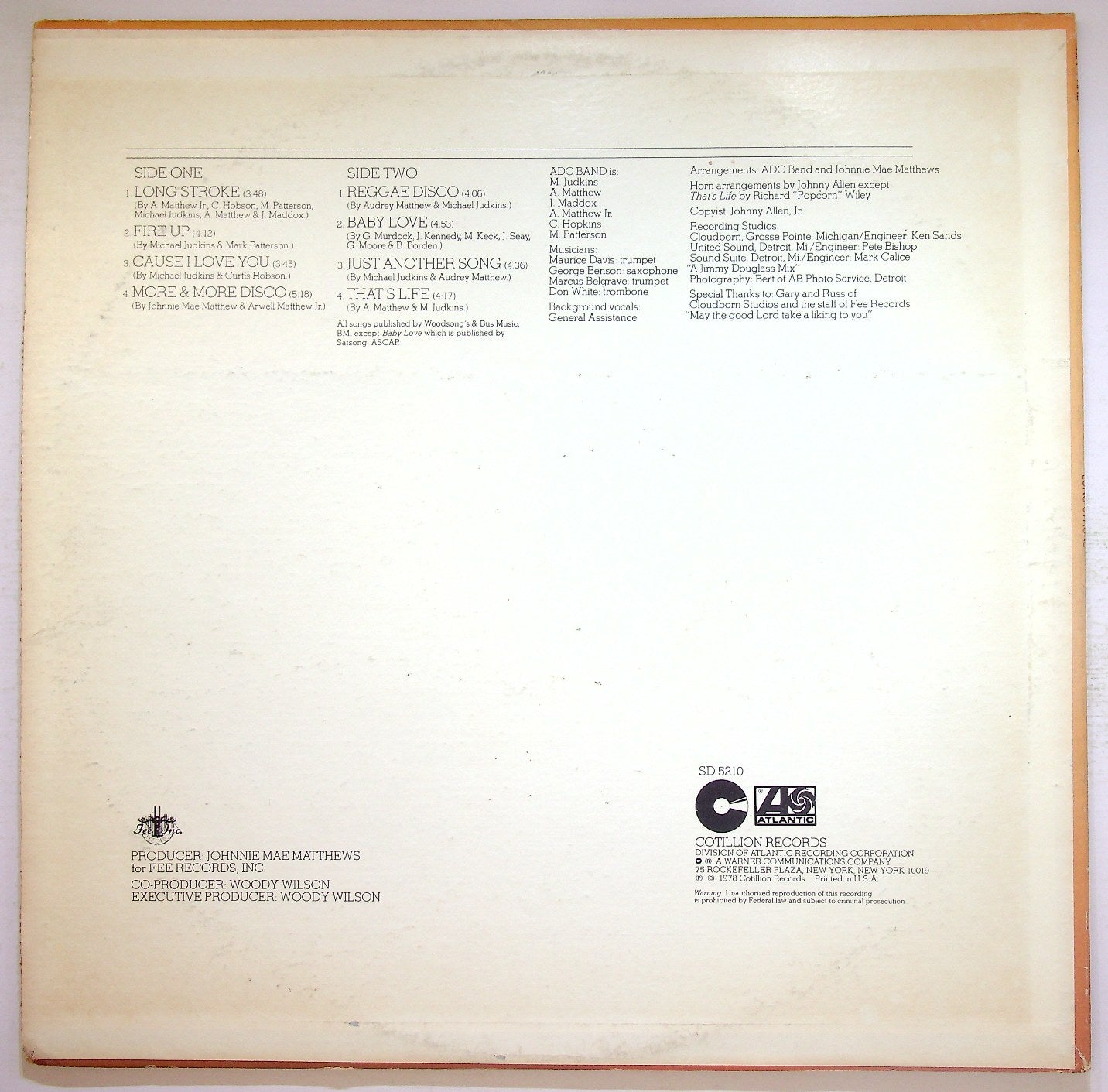 EBOND ADC Band - Long Stroke Vinile V120085