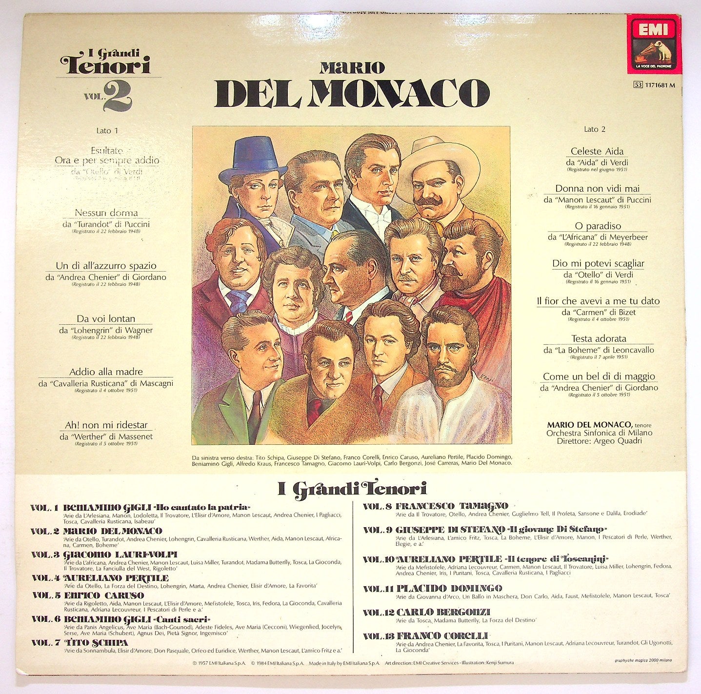 EBOND Mario Del Monaco - I Grandi Tenori Vol.2 Vinile V121000