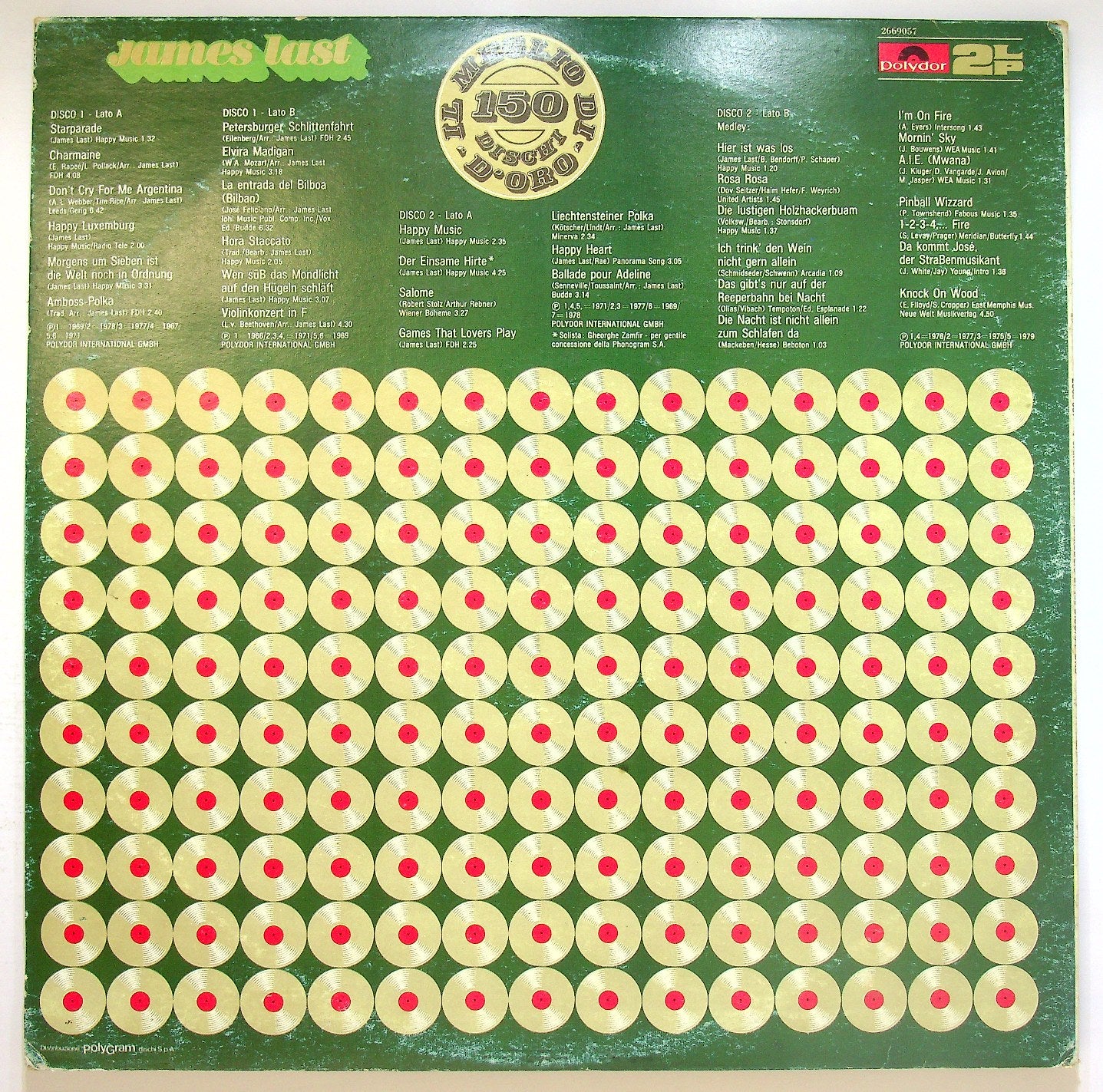 EBOND James Last - Il Meglio Di 150 Dischi D'Oro Vinile V121035