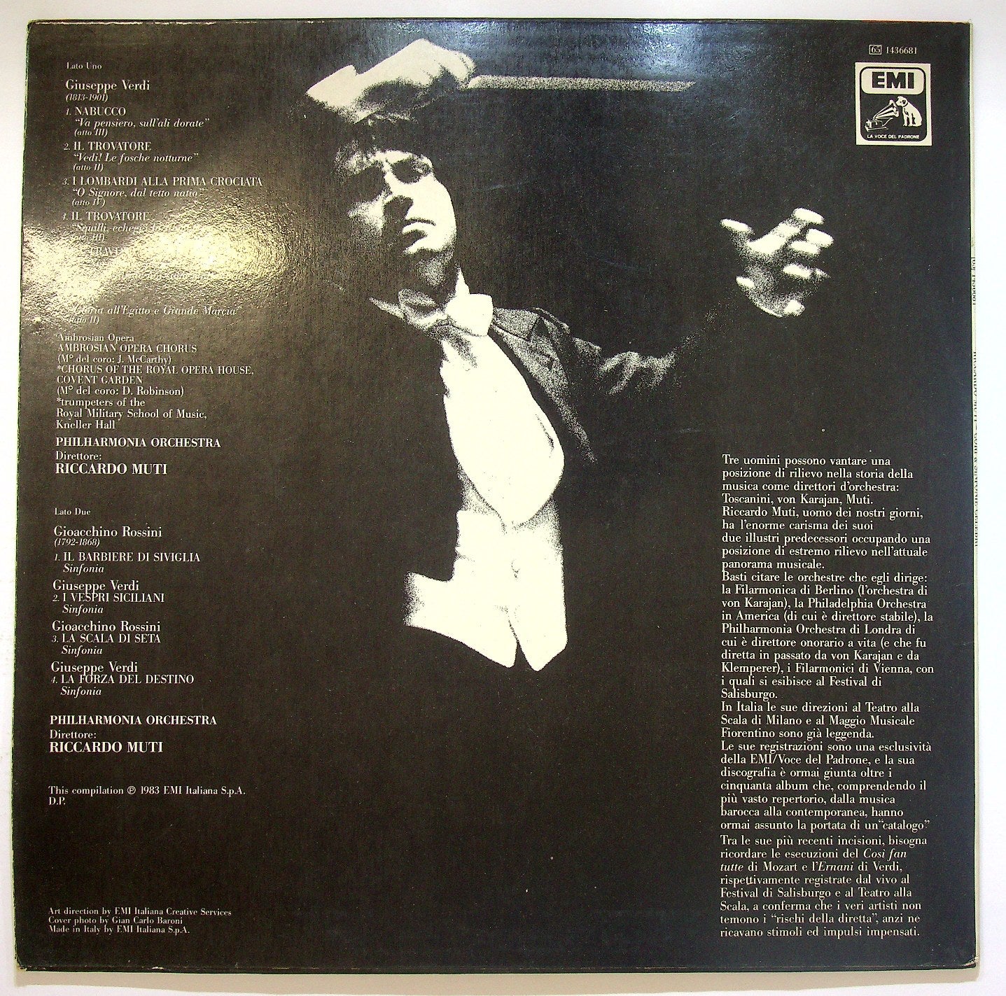 EBOND Riccardo Muti - Cori & Sinfonie Celebri Vinile V121044