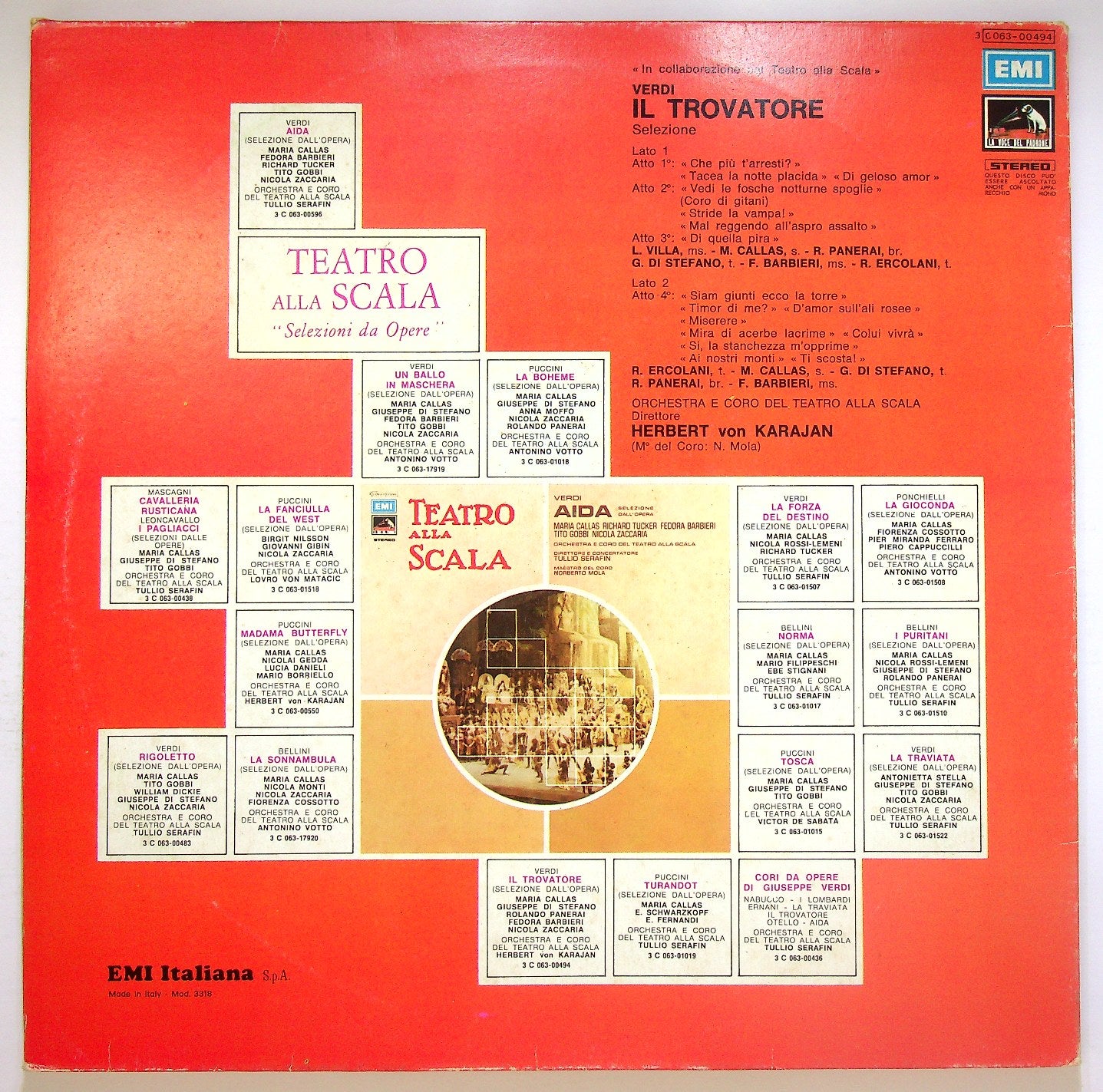 EBOND Teatro alla Scala - Verdi / Maria Callas - Il Trovatore Vinile V121050