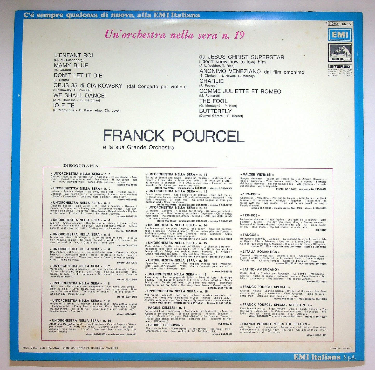 EBOND Franck Pourcel E La Sua Grande Orchestra - L'Enfant Roi Vinile V121068