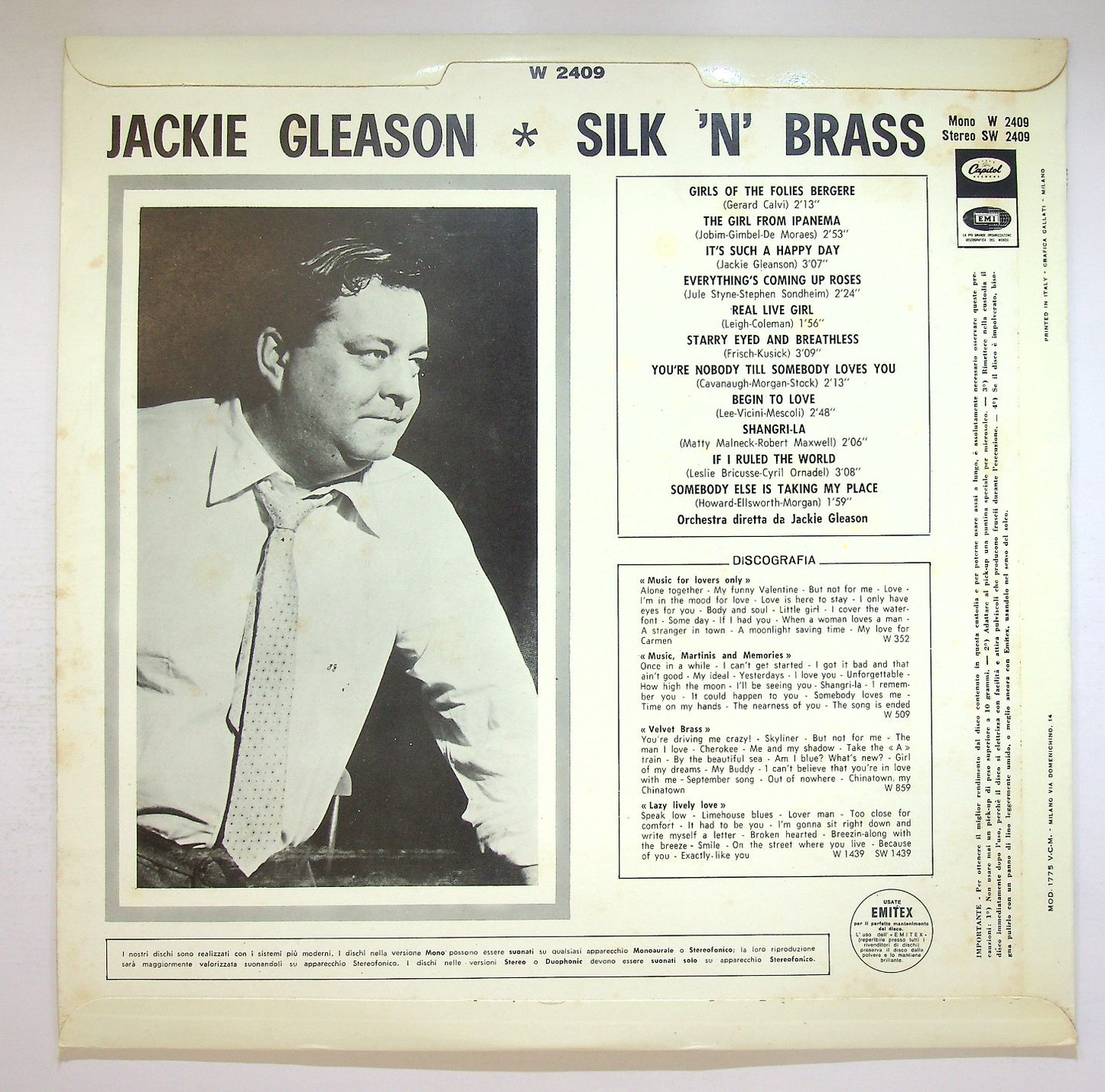 EBOND Jackie Gleason - Silk 'N' Brass Vinile V121088