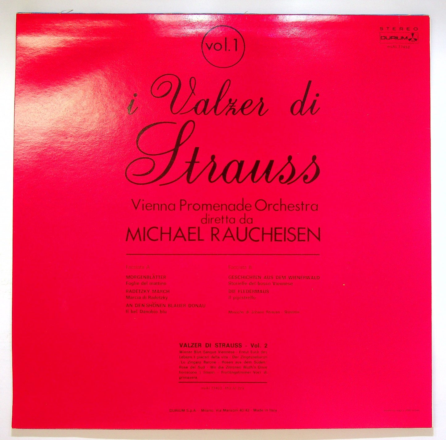 EBOND Michael Raucheisen - I Valzer Di Strauss Vol. 1 Vinile V121103