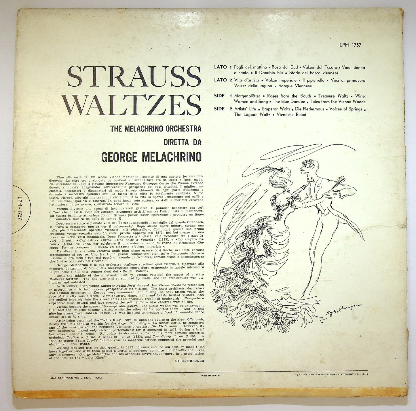 EBOND George Melachrino - Strauss Waltzes Vinile V121112