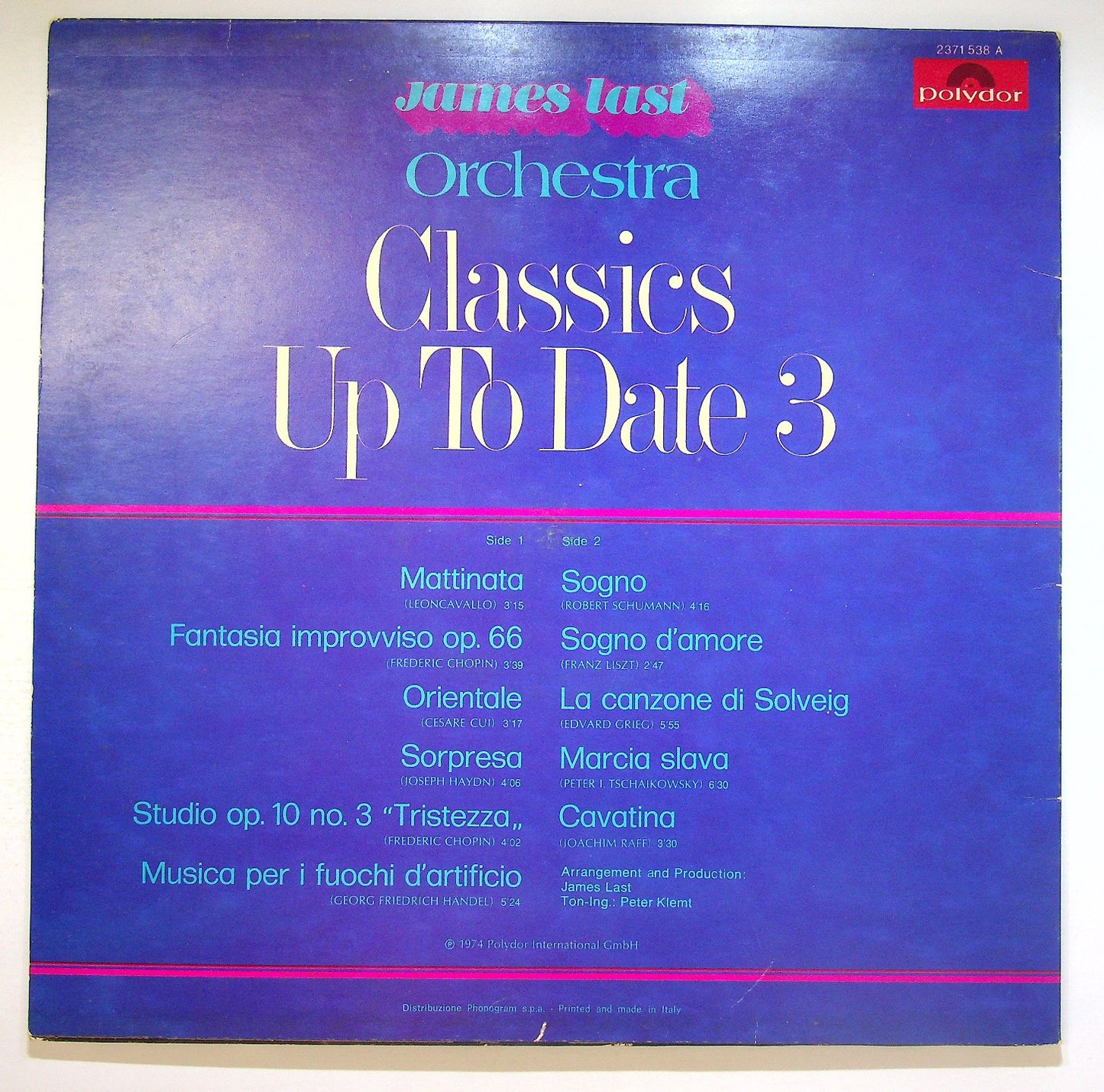 EBOND James Last Orchestra - Classics Up To Date 3 Vinile V121126