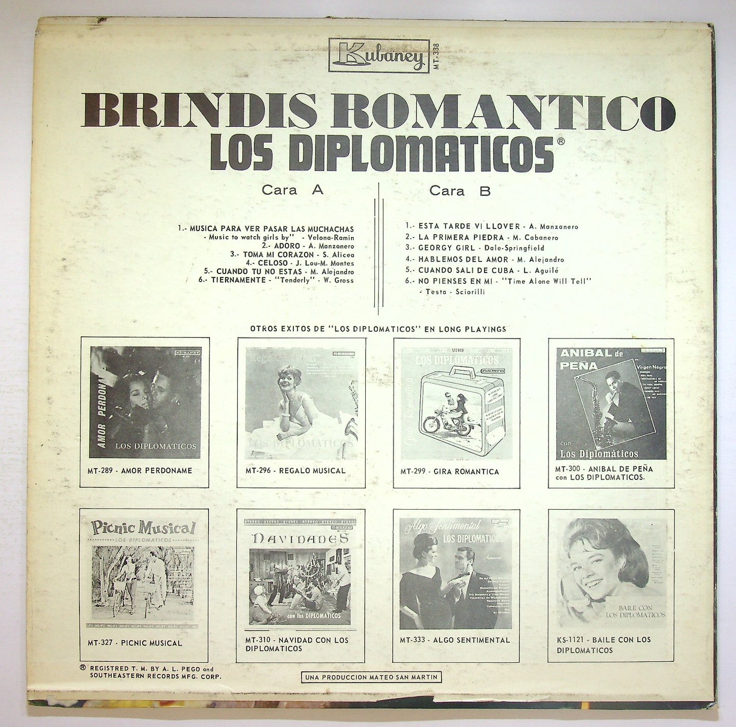 EBOND Los Diplomaticos - Brindis Romantico Vinile V121128