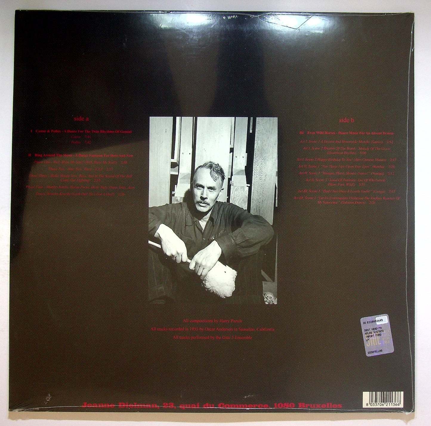 EBOND Harry Partch - Plectra And Percussion Dances Vinile V122047