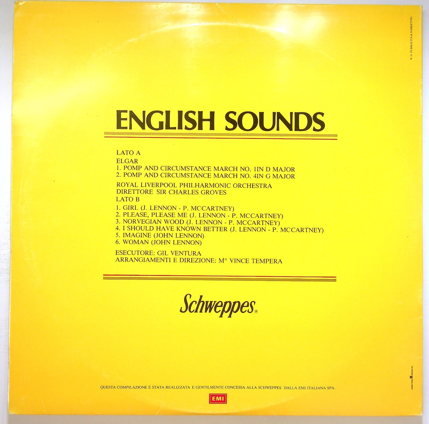 EBOND Various - Schweppes Tonica 200 Bicentenary Vinile V122112