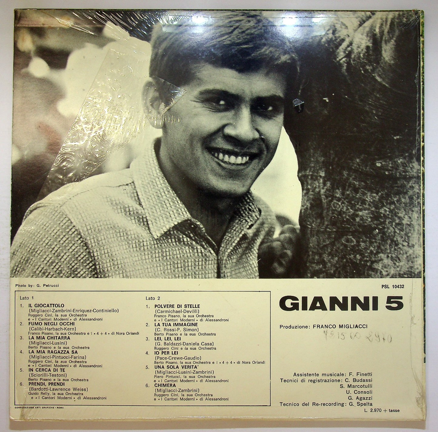 EBOND Gianni Morandi - Gianni 5 Vinile V122115