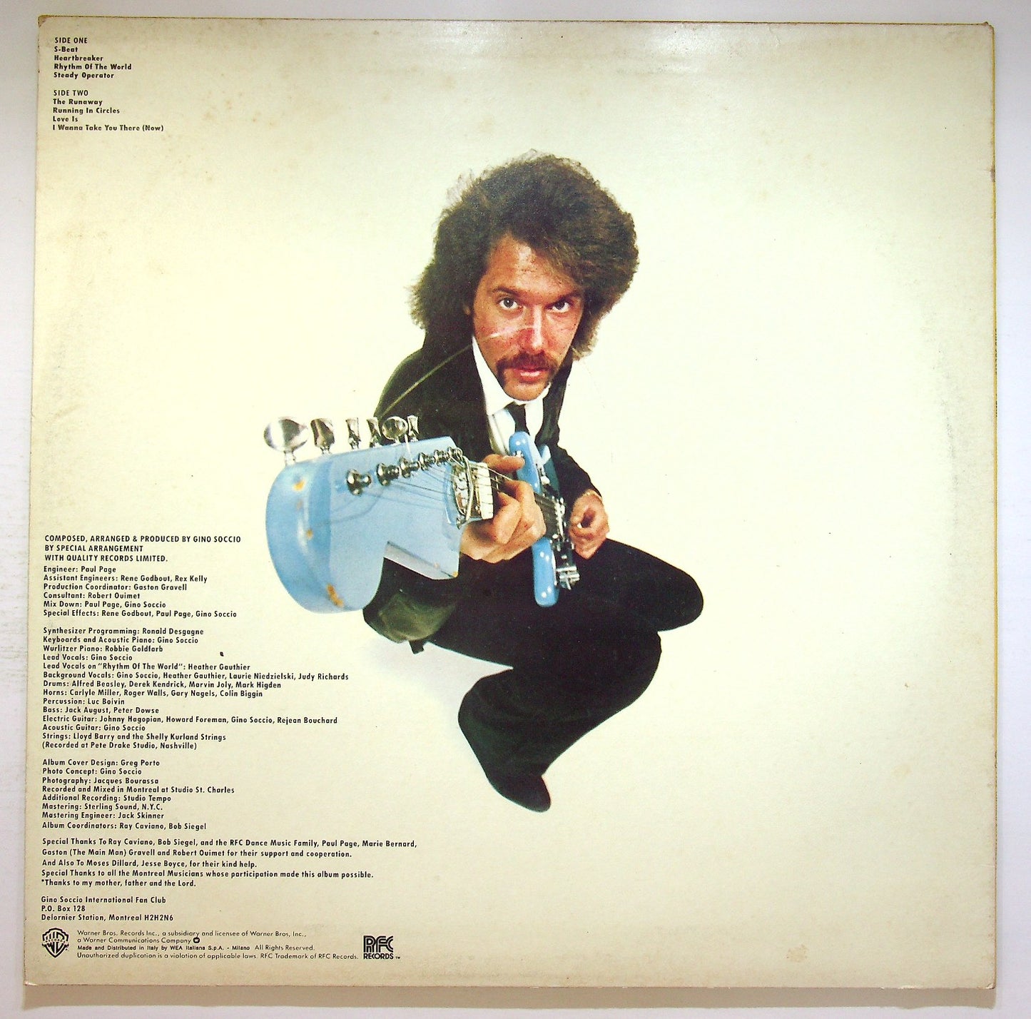 EBOND Gino Soccio - S-Beat Vinile V122125