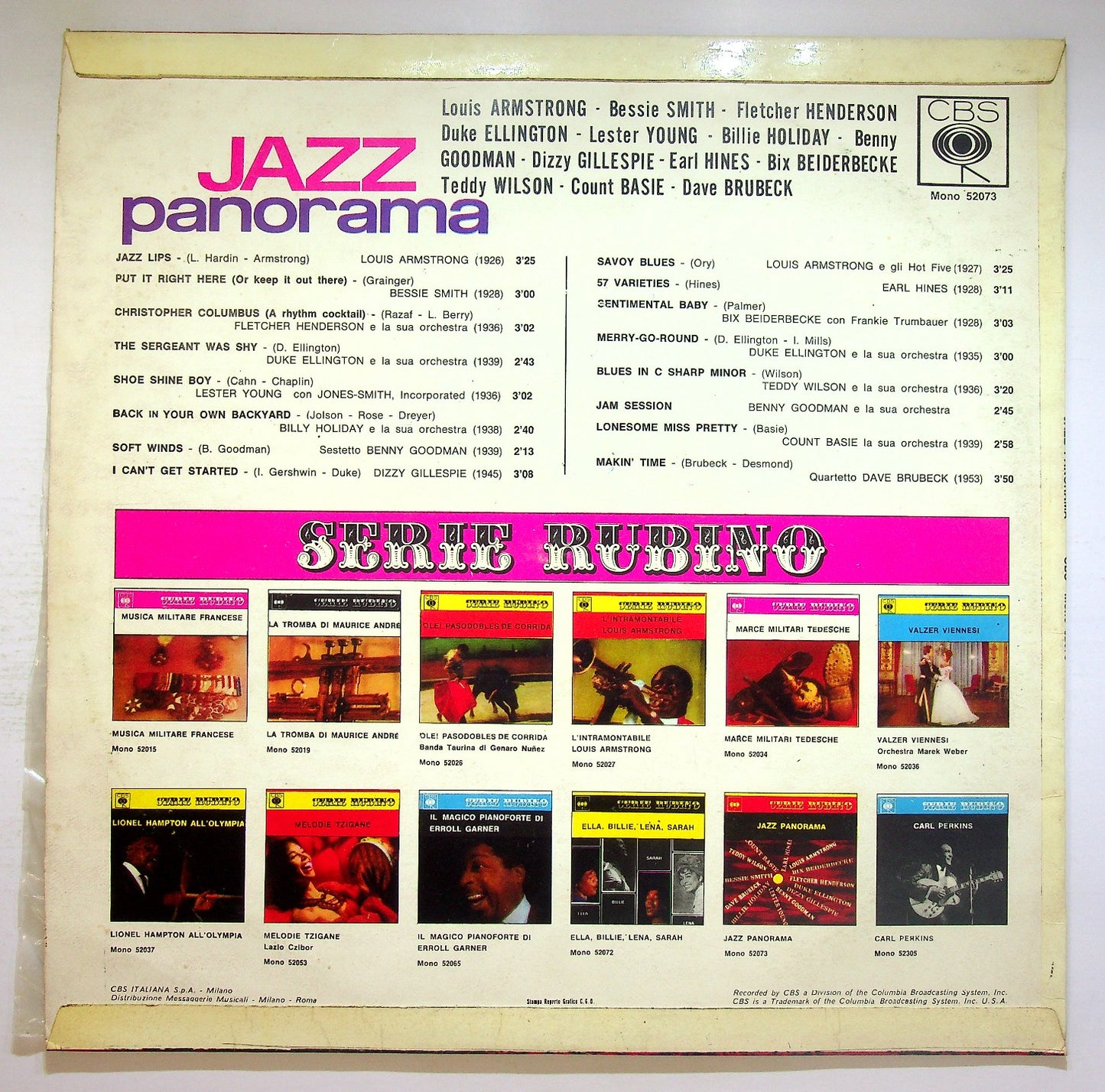 EBOND Various - Jazz Panorama Vinile V122126