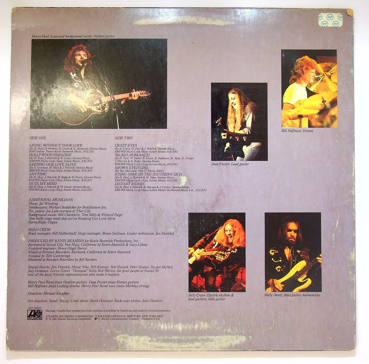 EBOND Henry Paul Band - Anytime Vinile V122148