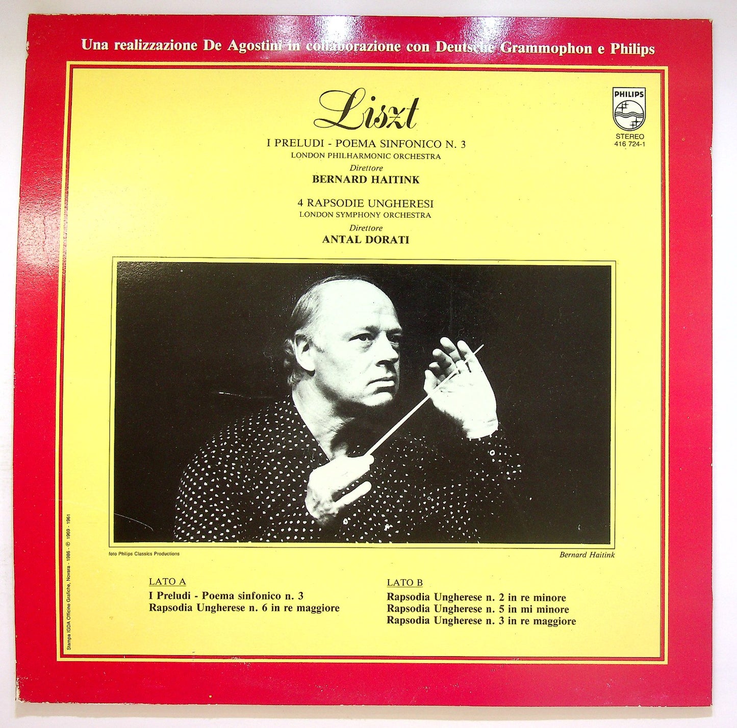 EBOND Liszt - I Preludi - Poema Sinfonico N.3 Vinile V123039