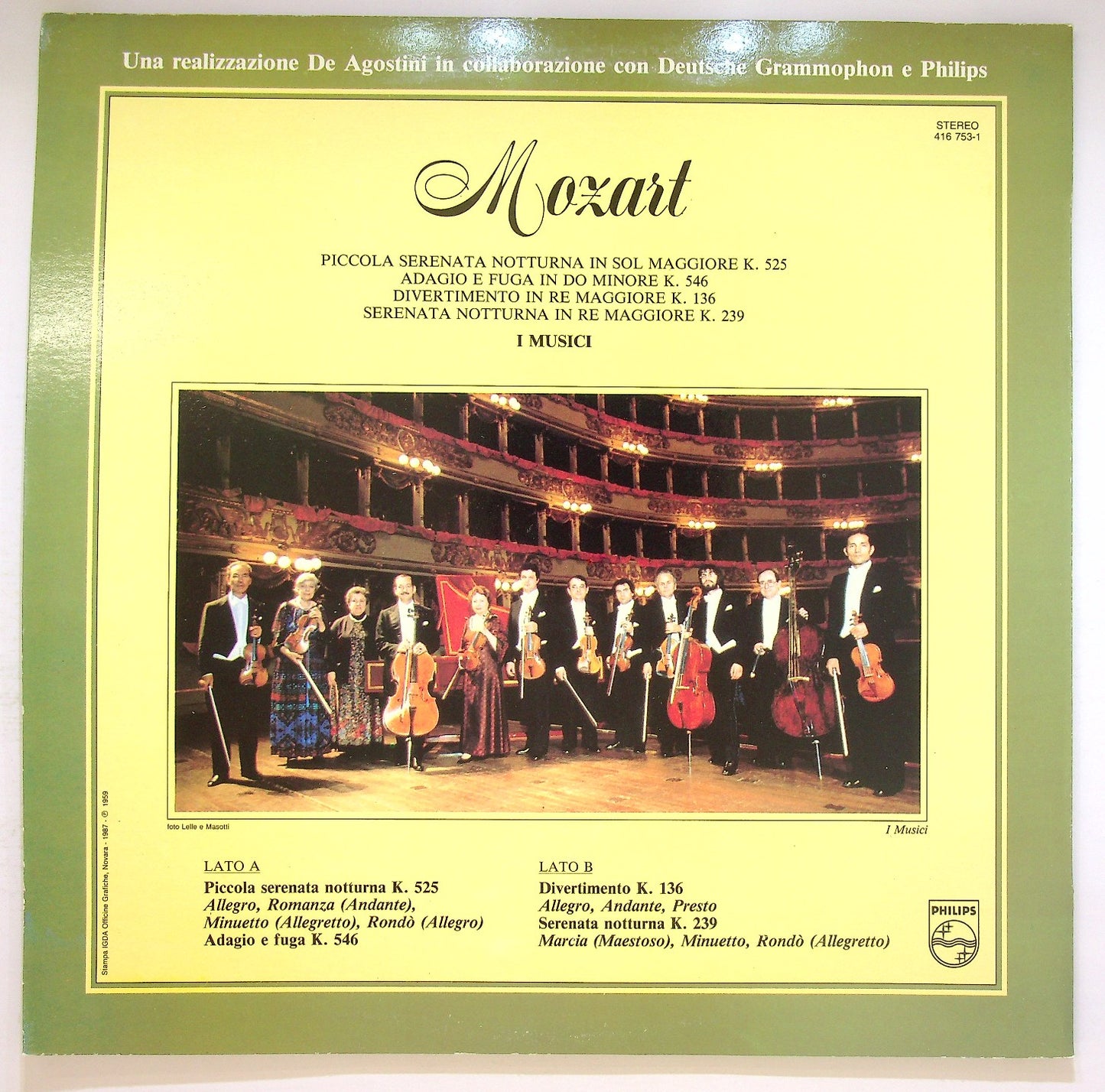 EBOND Mozart - Piccola Serenata Notturna K.525 Vinile V123042
