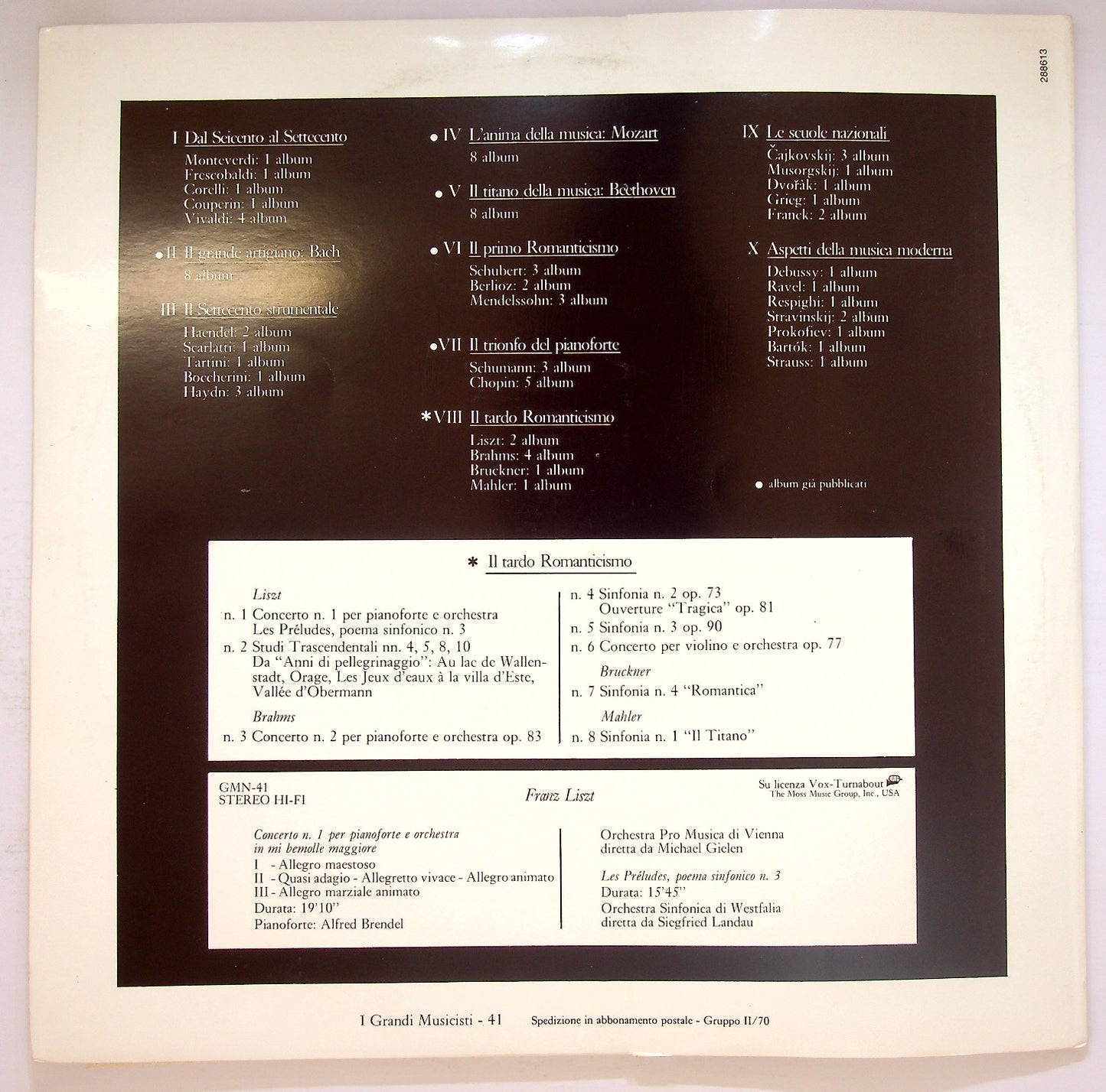 EBOND Franz Liszt - Concerto N. 1 Per Pianoforte / Les Preludes Vinile V123103