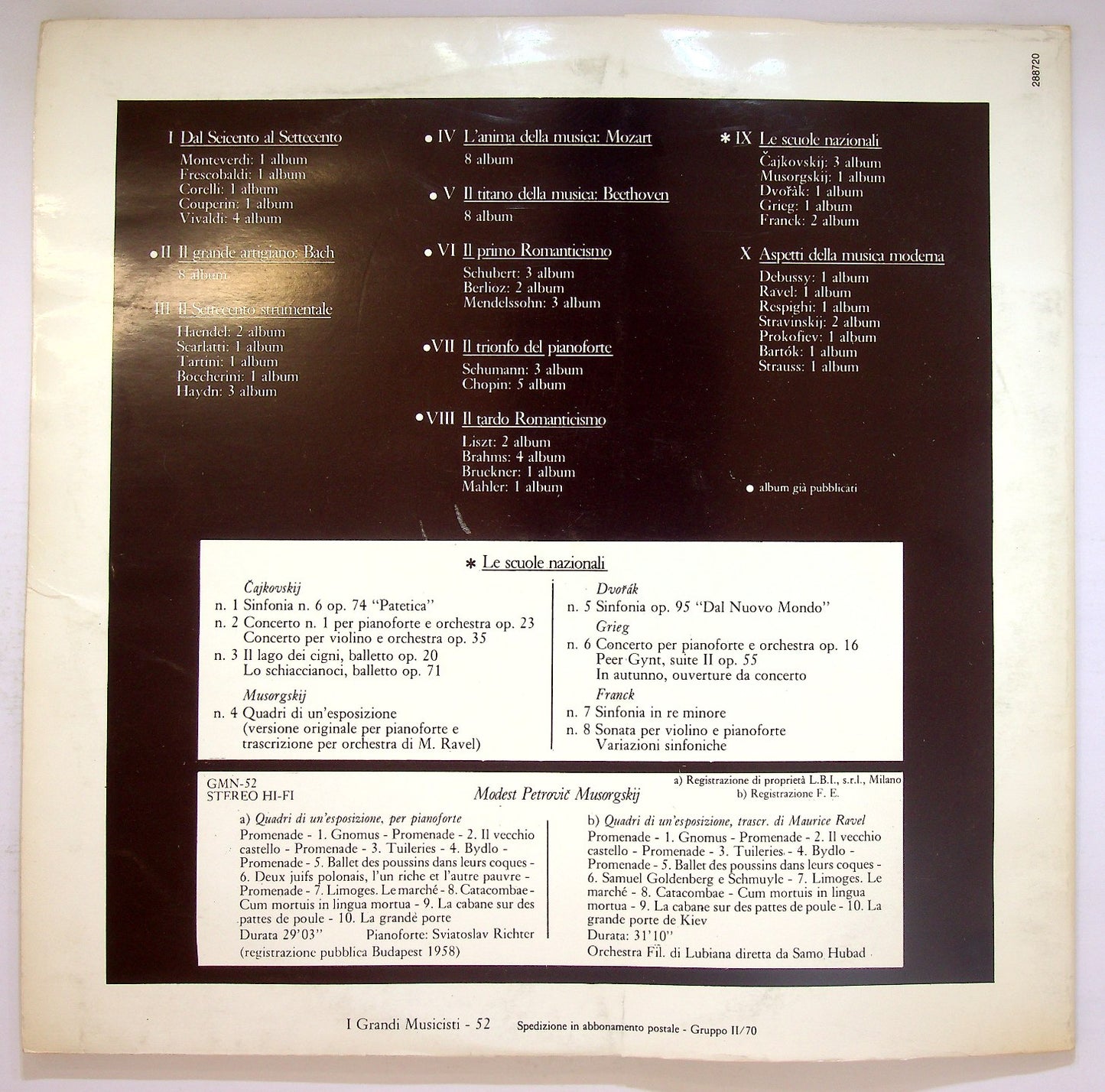 EBOND Mussorgskij - Quadri Di Un'Esposizione Vinile V123105