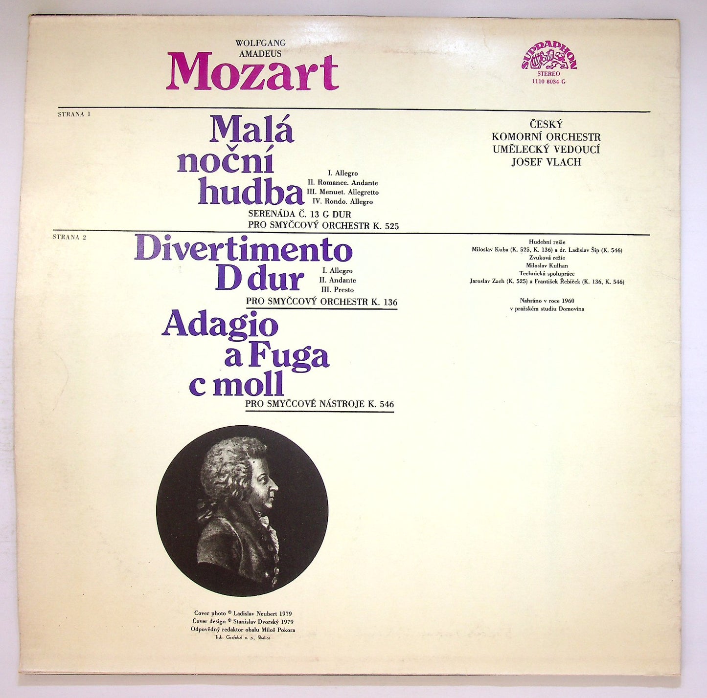 EBOND Mozart - Mala Nočni Hudba / Divertimento D Dur Vinile V123110