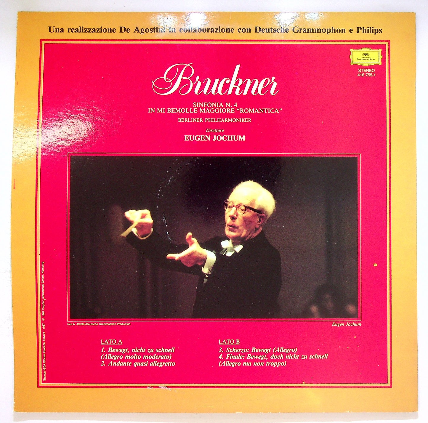 EBOND Bruckner - Sinfonia N.4 In Mi Bemolle Maggiore Romantica Vinile V123114