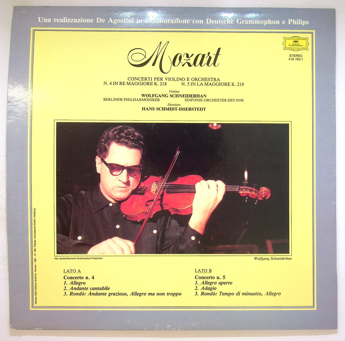 EBOND Mozart - Concerti Per Violino E Orchestra Vinile V123118