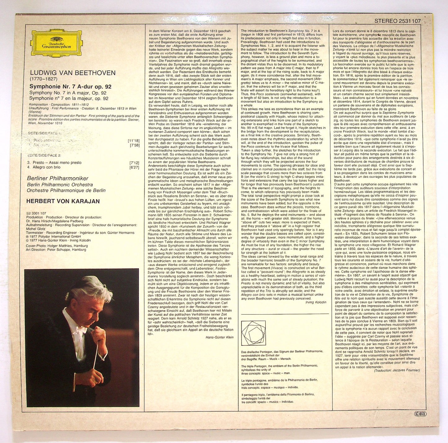 EBOND Beethoven - Symphonie Nr. 7 Vinile V123129