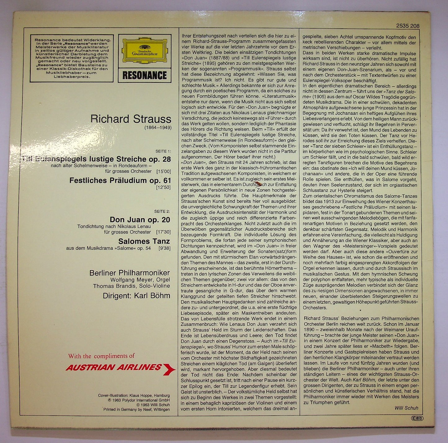 EBOND Karl Bohm - Till Eulenspiegel Festliches Pral Vinile V123132