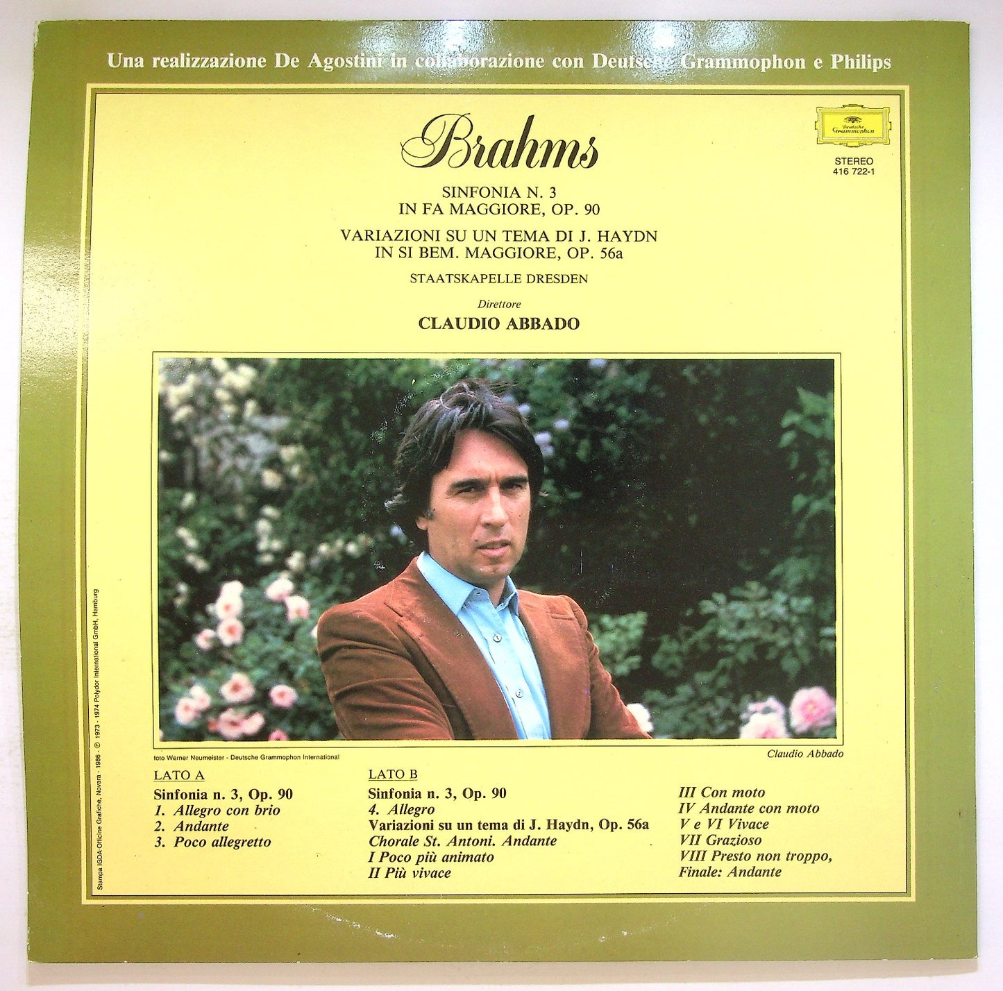 EBOND Brahms - Sinfonia N.3 - Variazioni Su Un Tema Di J.Haydin Vinile V123141