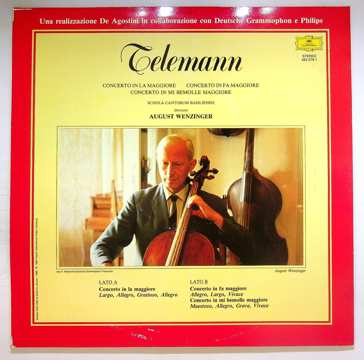 EBOND Telemann - Concerto In La Maggiore - Concerto In Fa Mag Vinile V124040