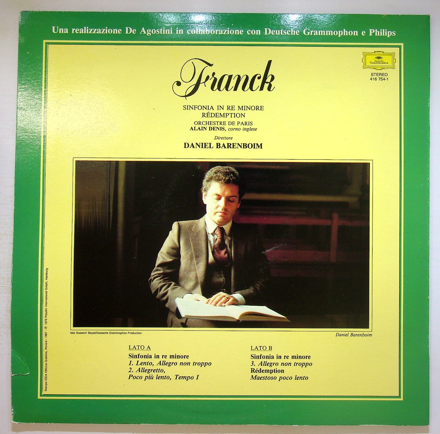 EBOND Franck - Sinfonia In Re Minore / Redemption Vinile V124042