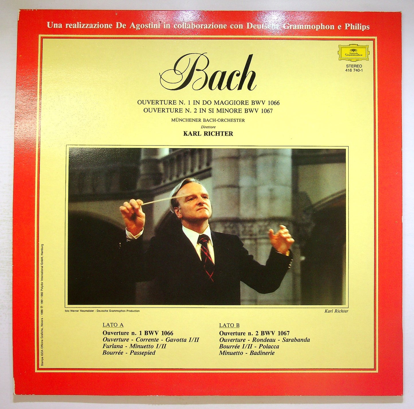 EBOND Bach -Overture N.1 In Do Maggiore Bwv 1066 Vinile V124043