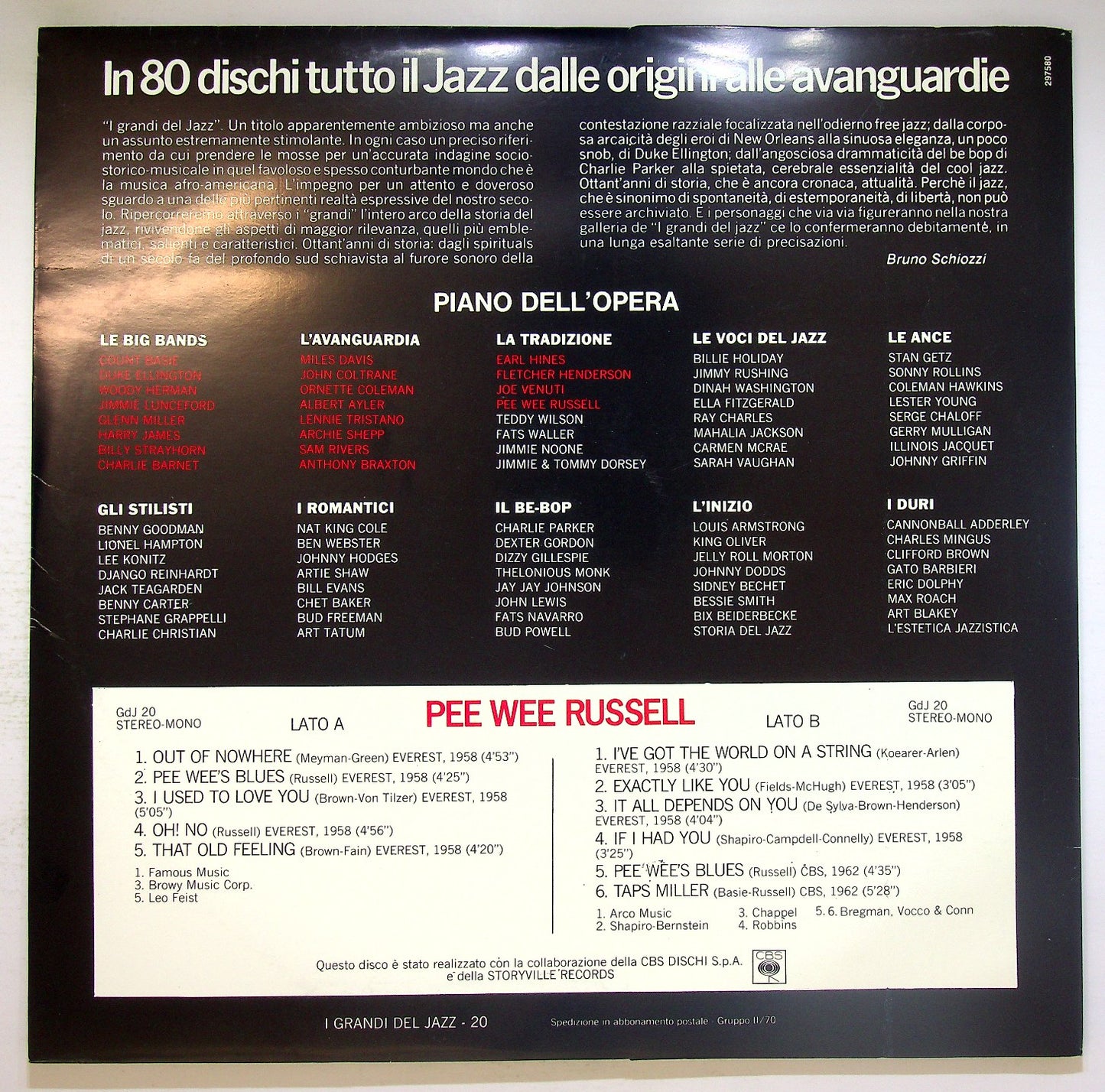 EBOND Pee Wee Russell - Pee Wee Russell Vinile V124088