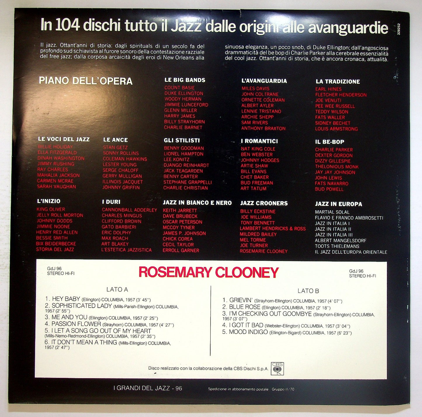 EBOND Rosemary Clooney - Rosemary Clooney Vinile V124102