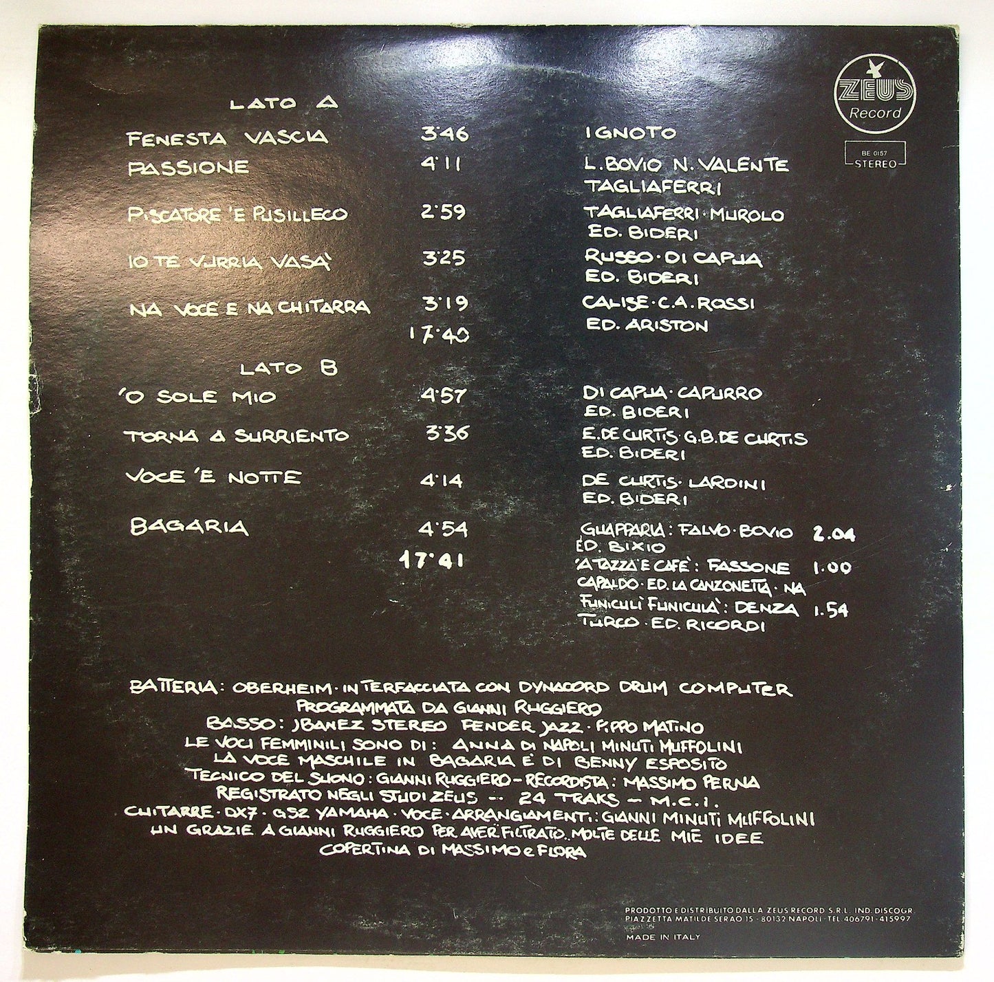 EBOND Santa Cruz - A... Teneramente Con Amore... Vinile V124147