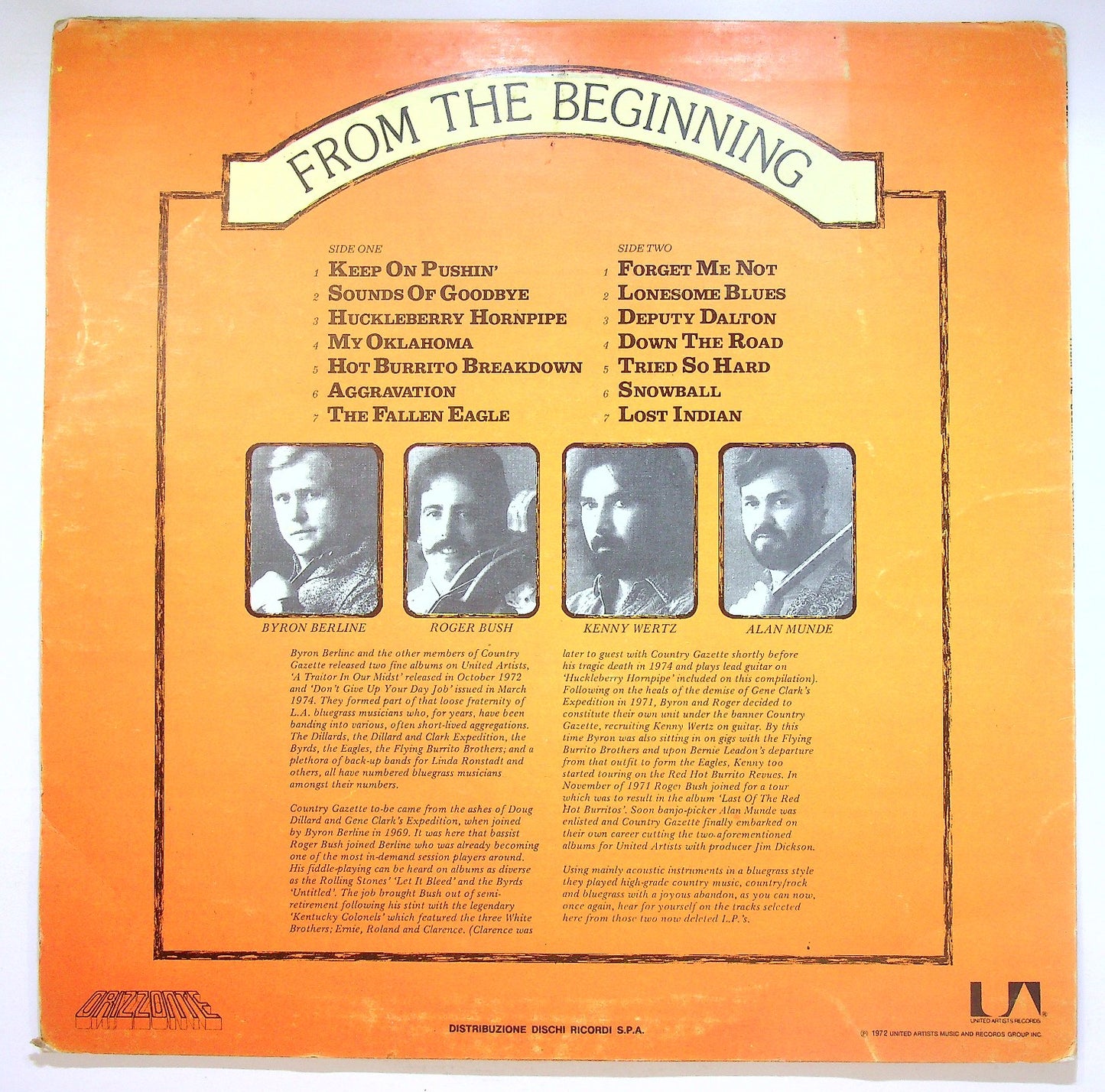 EBOND Country Gazette - From The Beginning Vinile V125002