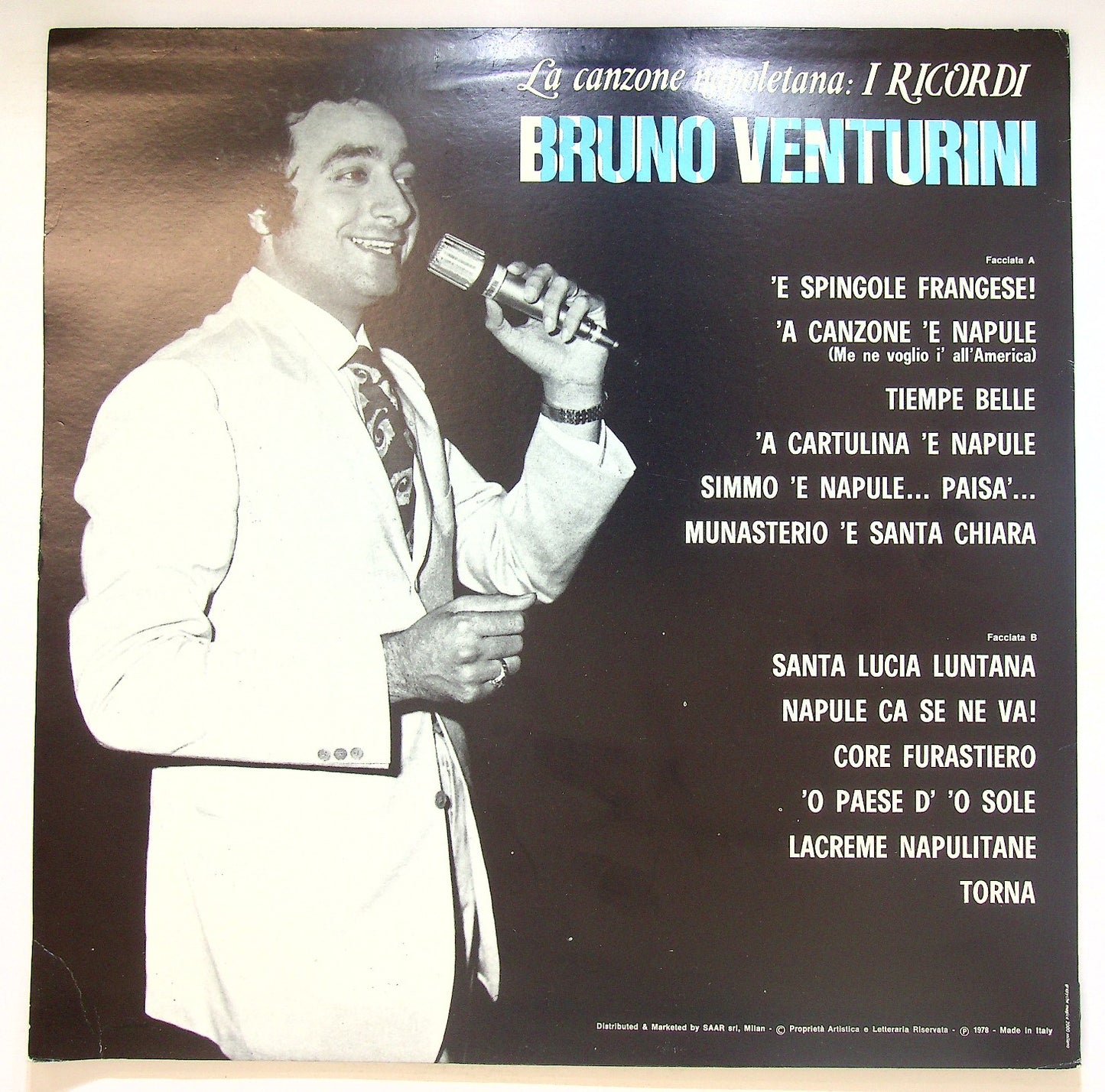 EBOND Bruno Venturini - La Canzone Napoletana: I Ricordi Vinile V125038