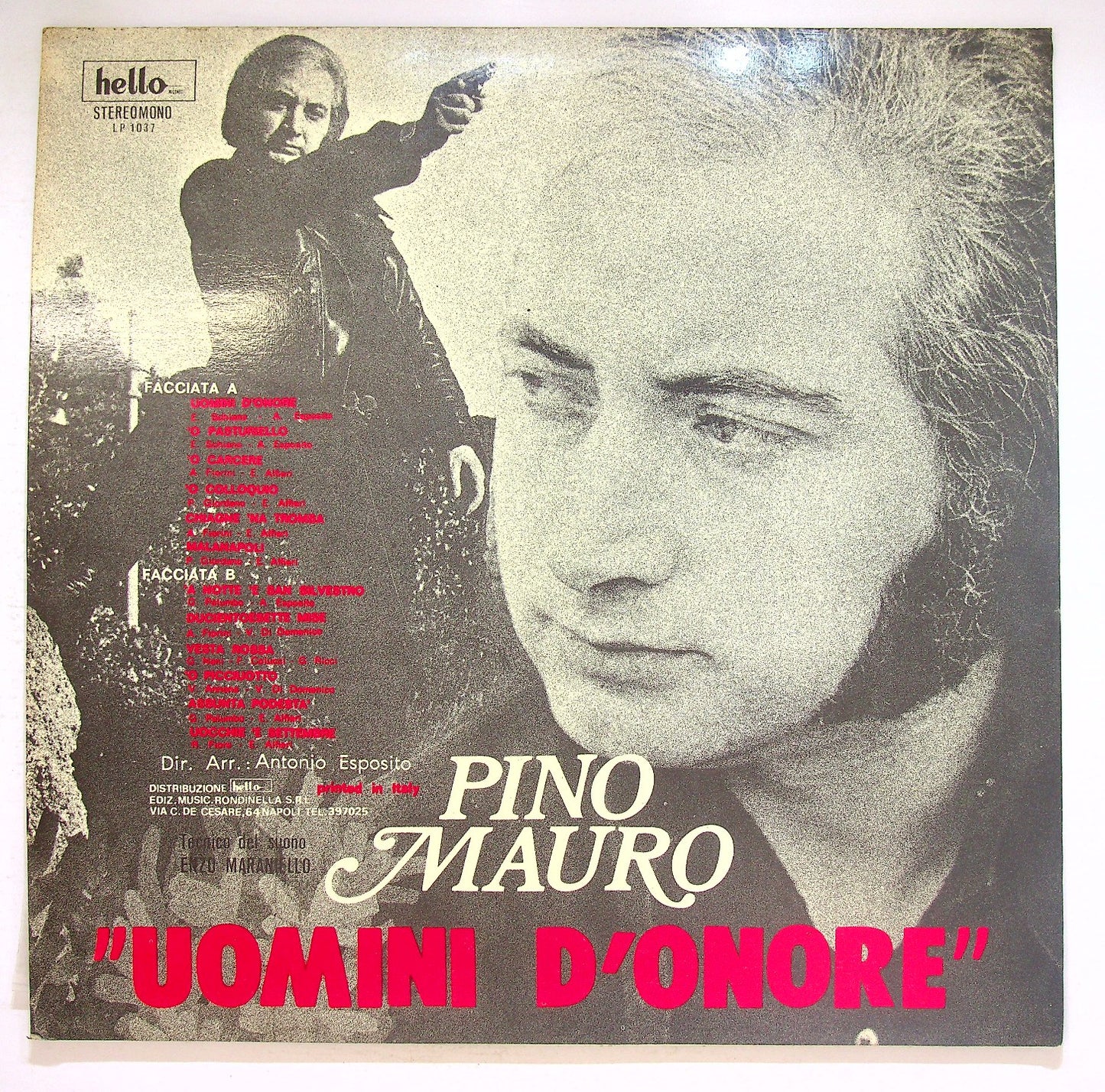 EBOND Pino Mauro - 'Uomini D'Onore' Vinile V125107