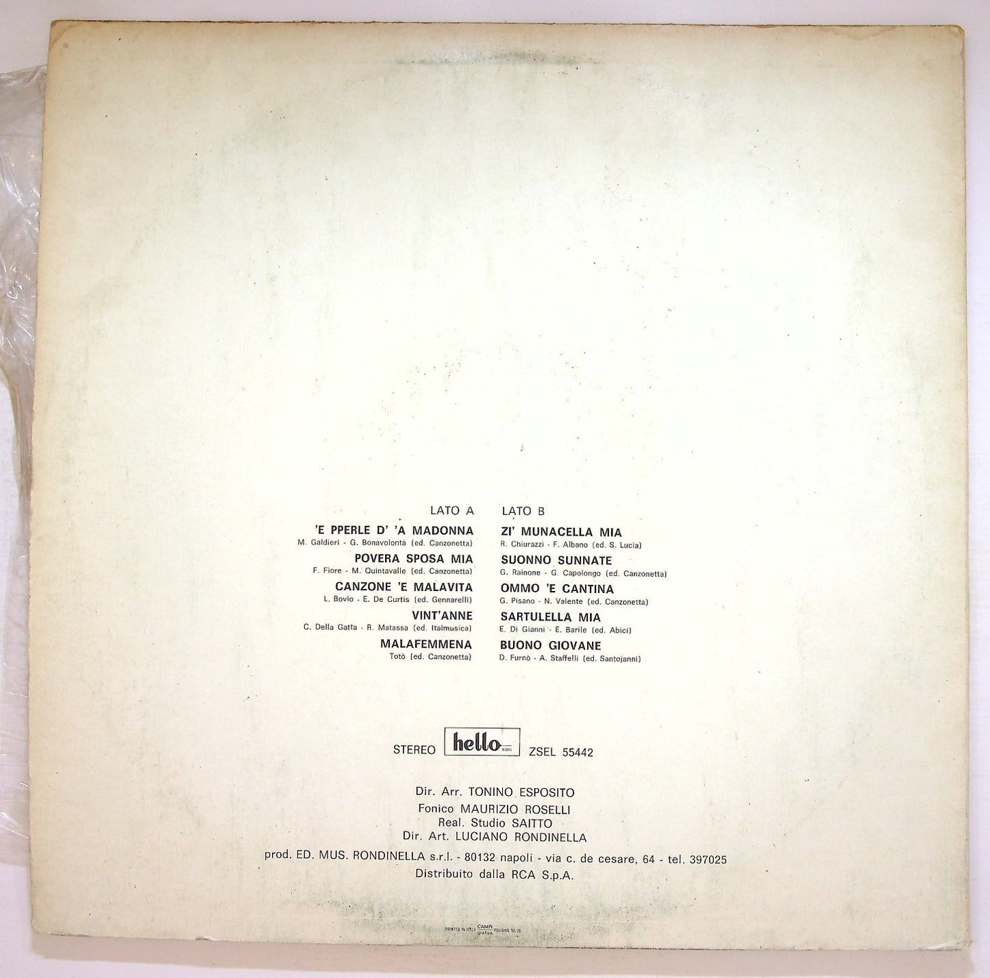 EBOND Pino Mauro - Volume Decimo Vinile V125109