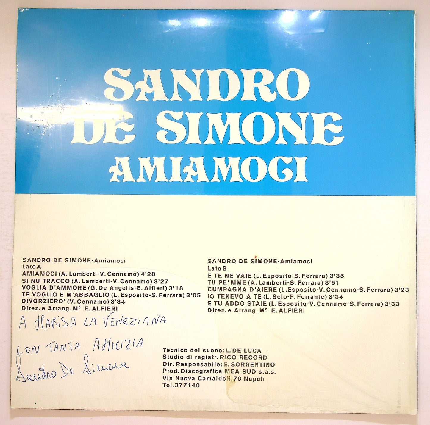EBOND Sandro De Simone - Amiamoci Vinile V125116