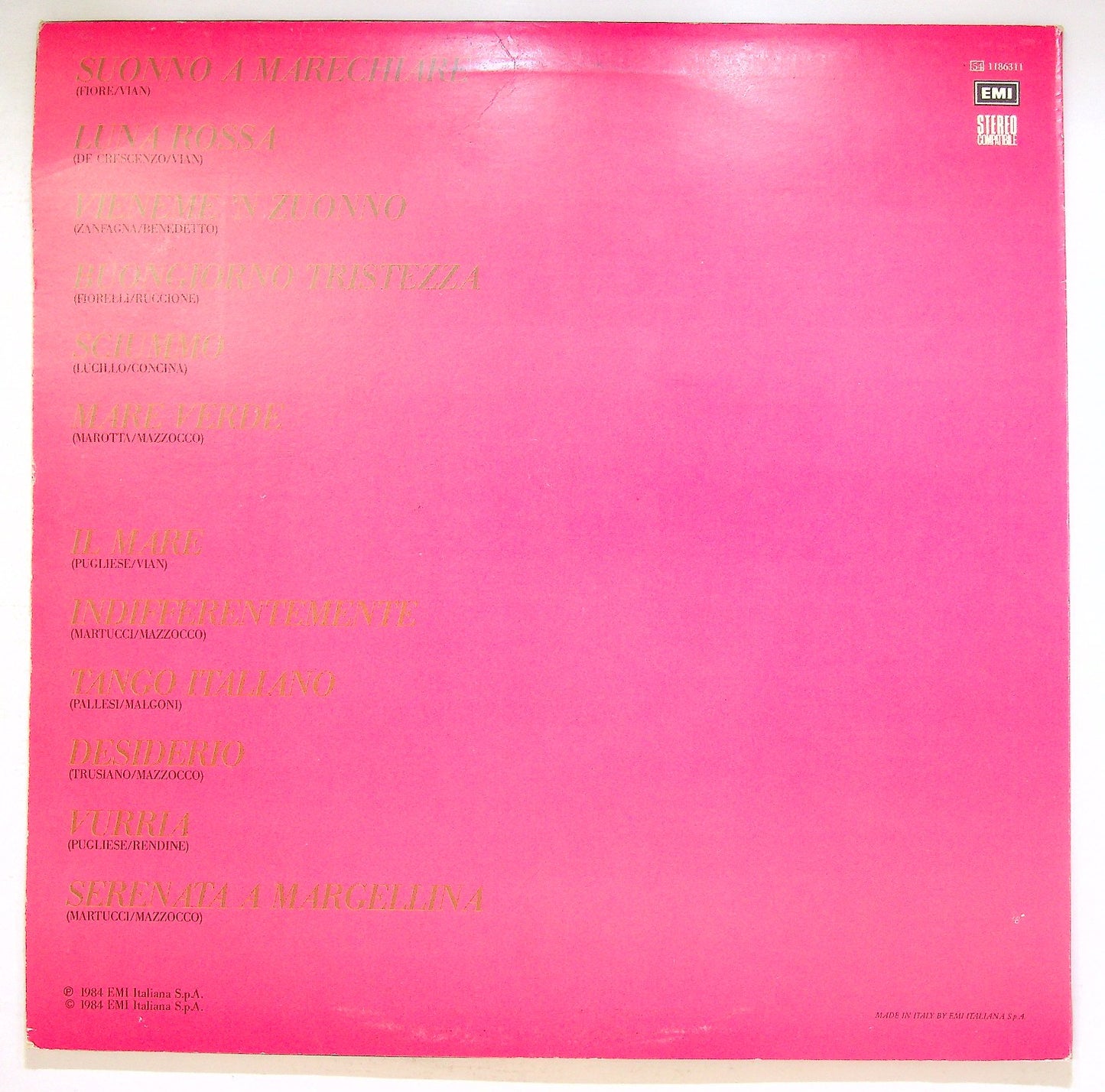 EBOND Sergio Bruni - Sergio Bruni Vinile V125118