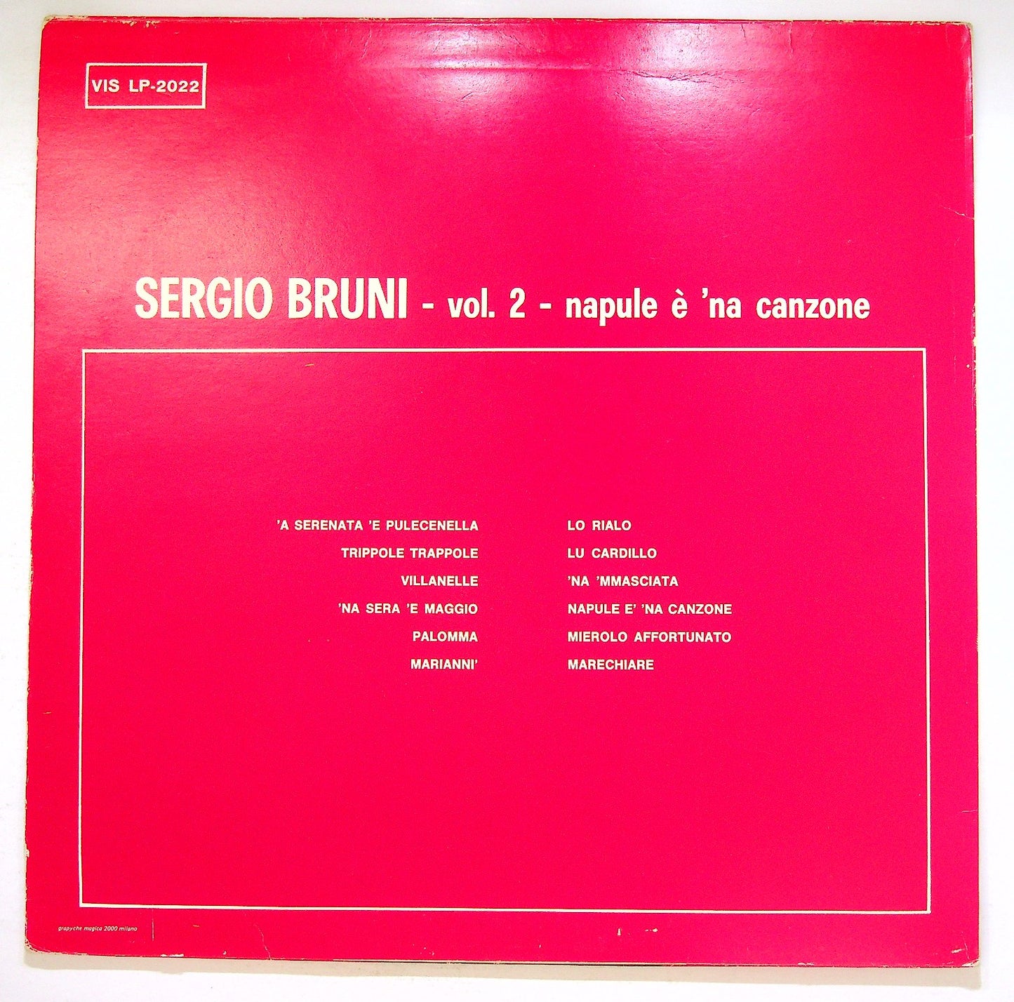 EBOND Sergio Bruni - Vol.2 Napule E' 'Na Canzone Vinile V125120