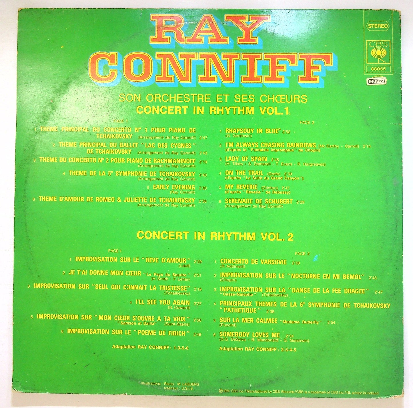 EBOND Ray Conniff - Concert In Rhythm Vol.1 - Vol.2 Vinile V125131