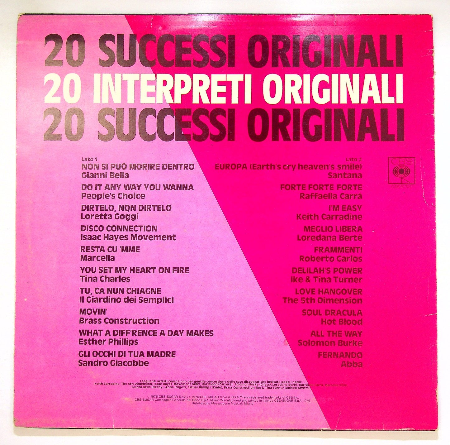 EBOND Various - 20 Top Hits Vinile V125148