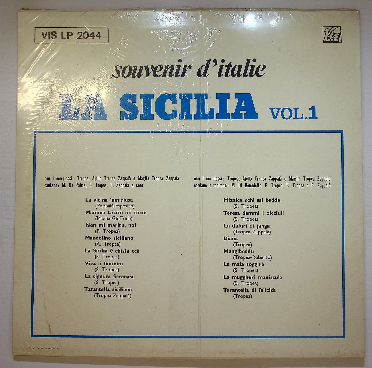 EBOND Various - La Sicilia Vol. 1 Vinile V126000