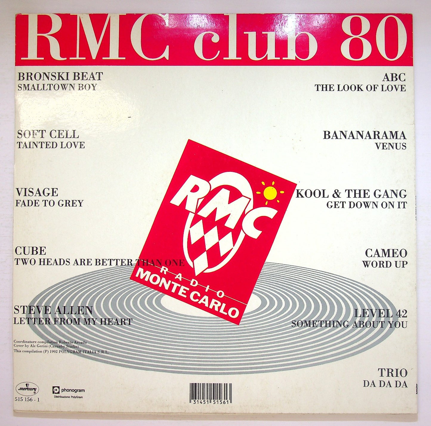 EBOND Various - Radiomontecarlo Club '80 Vinile V126054
