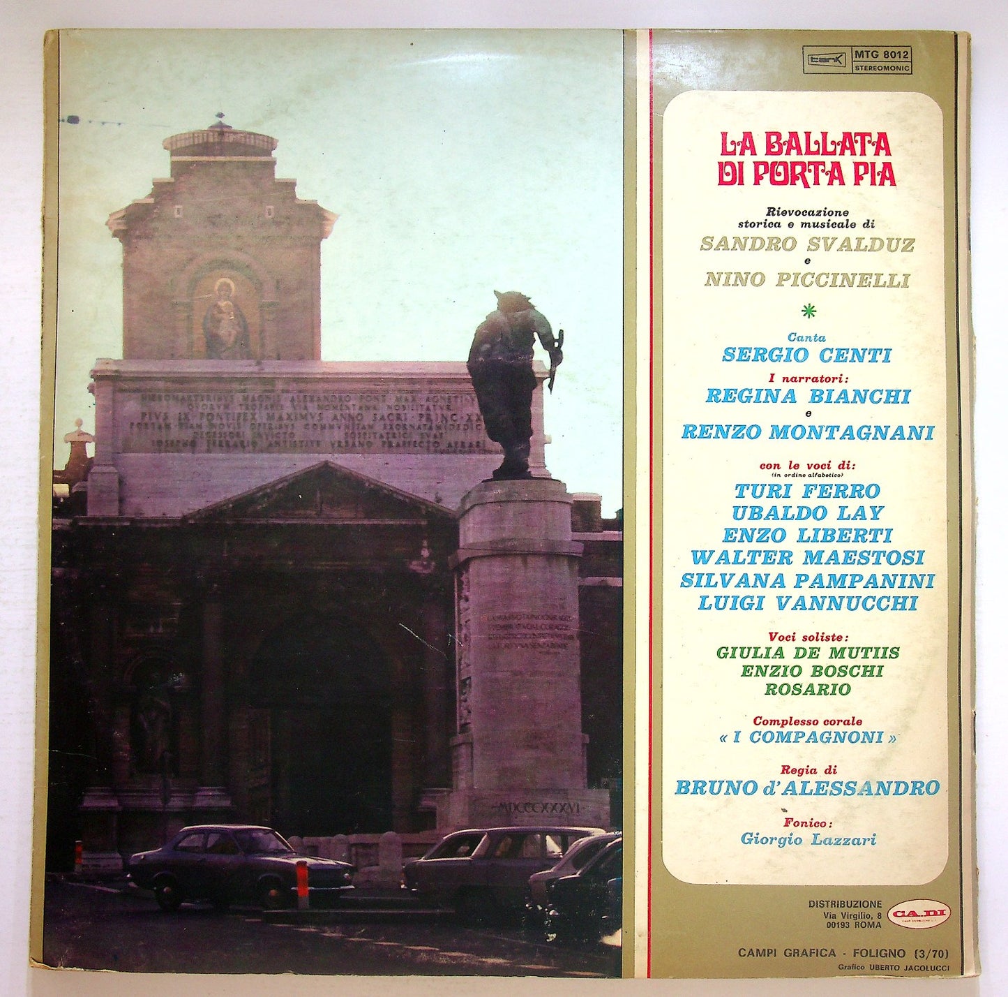 EBOND Various - La Ballata Di Porta Pia Vinile V126081