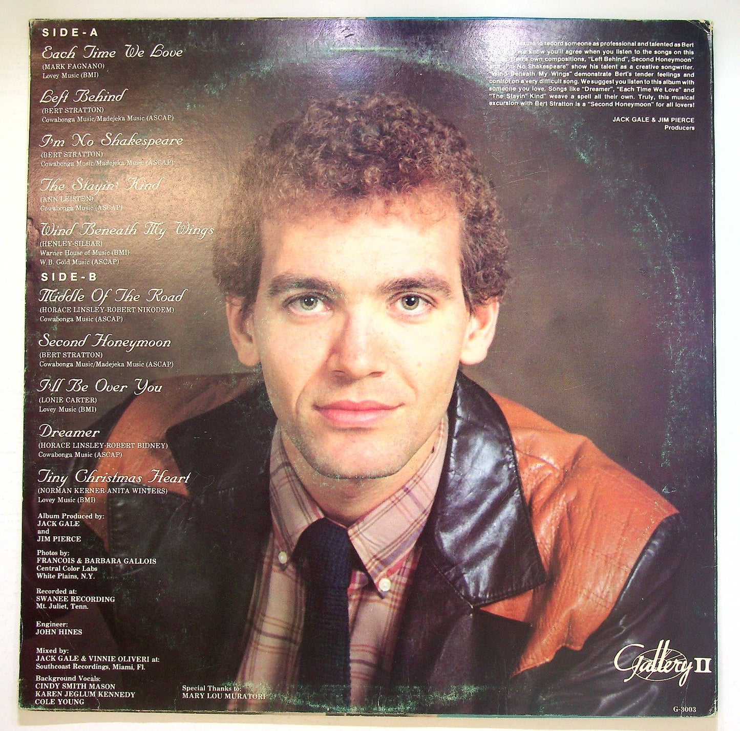 EBOND Bert Stratton - Second Honeymoon Vinile V126118